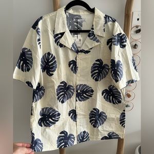 Zara short sleeve shirt size M brand new